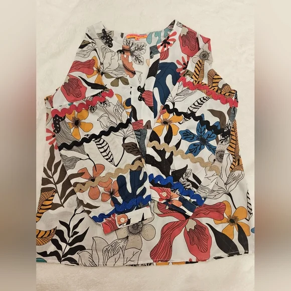 Vilagallo Lucera Top Women Blouse Size 38 - Picture 9 of 15